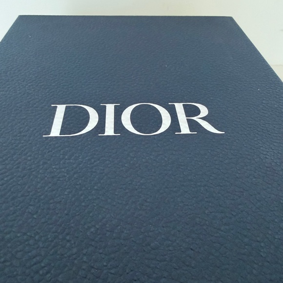 Dior Large Navy Blue And Silver Gift Box Shoebox with Window - Picture 2 of 13